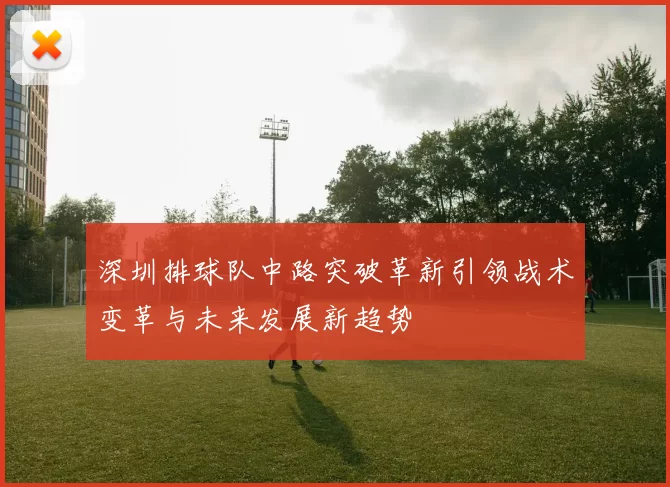 深圳排球队中路突破革新引领战术变革与未来发展新趋势