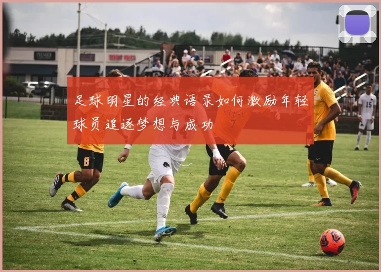 足球明星的经典语录如何激励年轻球员追逐梦想与成功